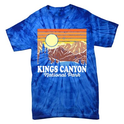 Vintage Kings Canyon National Park Souvenir Gift Tie-Dye T-Shirt