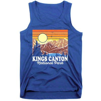 Vintage Kings Canyon National Park Souvenir Gift Tank Top