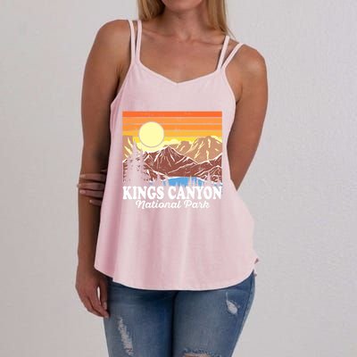 Vintage Kings Canyon National Park Souvenir Gift Women's Strappy Tank