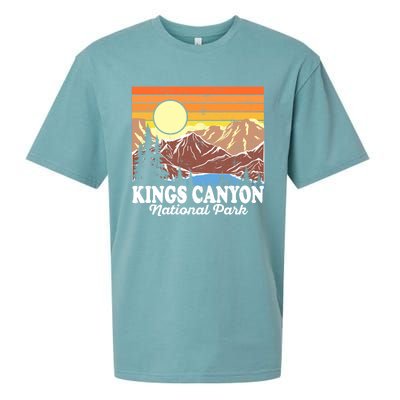 Vintage Kings Canyon National Park Souvenir Gift Sueded Cloud Jersey T-Shirt