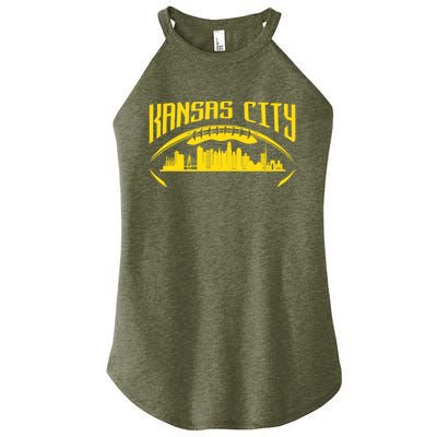 Vintage Kansas City Missouri Retro Style Kansas City Women’s Perfect Tri Rocker Tank