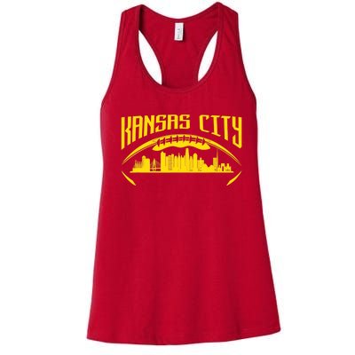 Vintage Kansas City Missouri Retro Style Kansas City Women's Racerback Tank