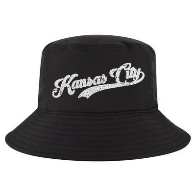 Vintage Kansas City Baseball Cool Comfort Performance Bucket Hat