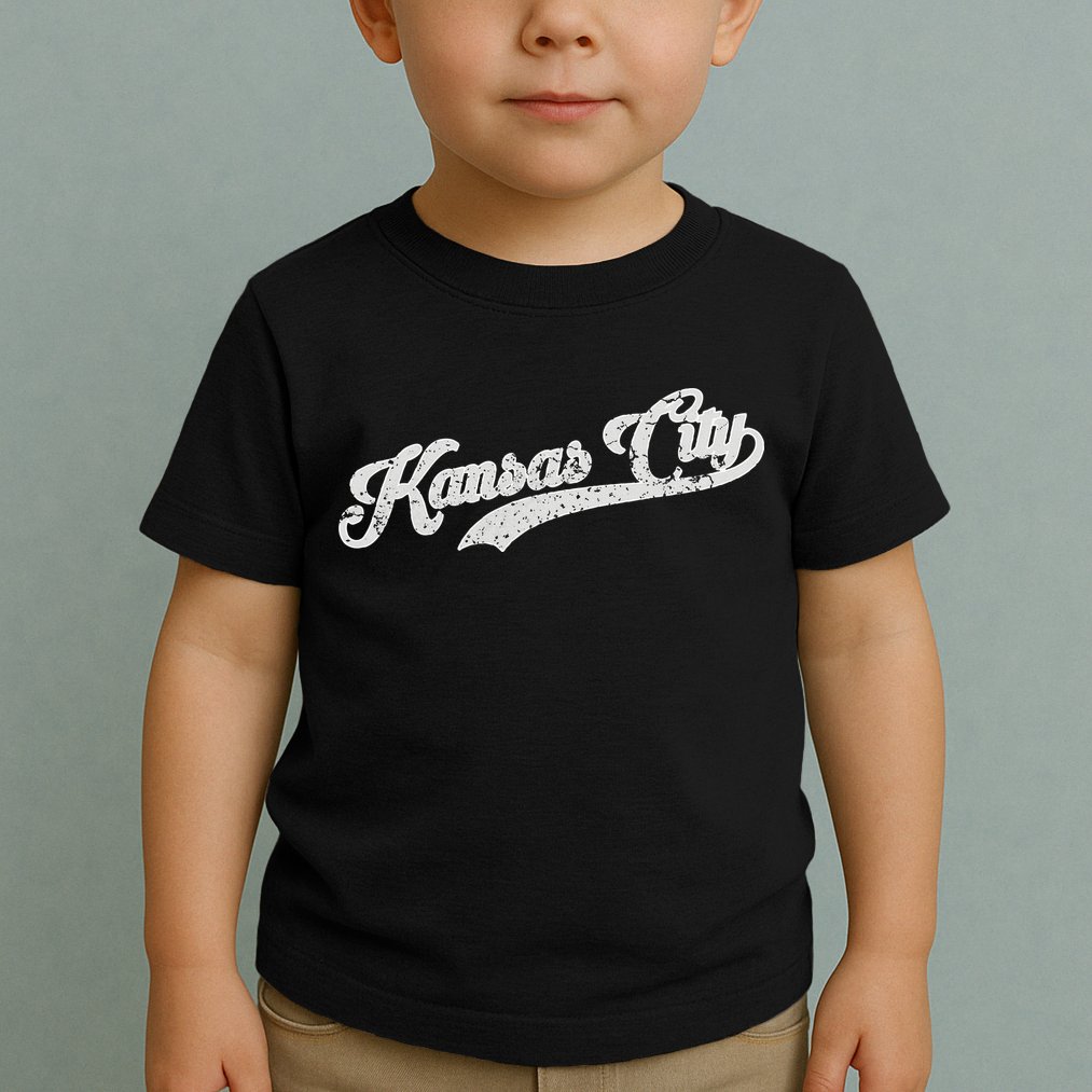 Vintage Kansas City Baseball Toddler T-Shirt
