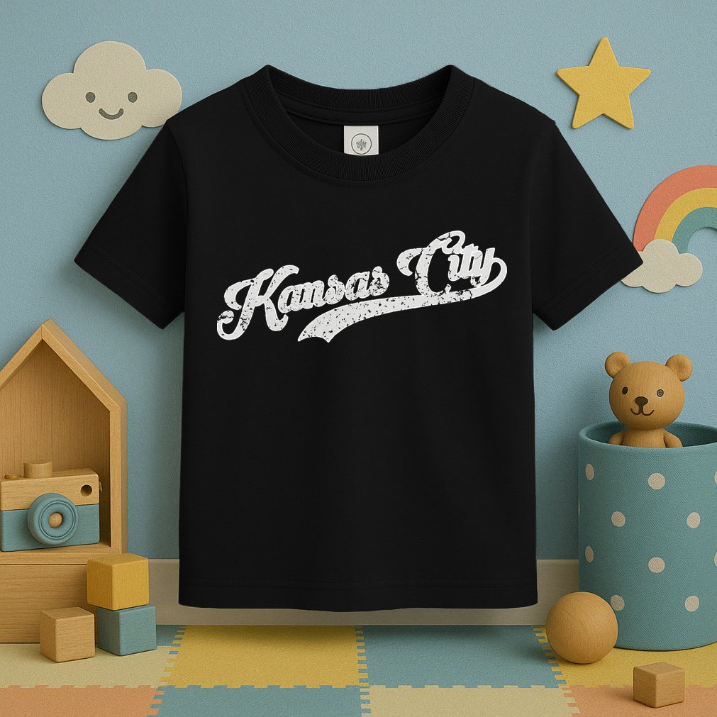 Vintage Kansas City Baseball Toddler T-Shirt