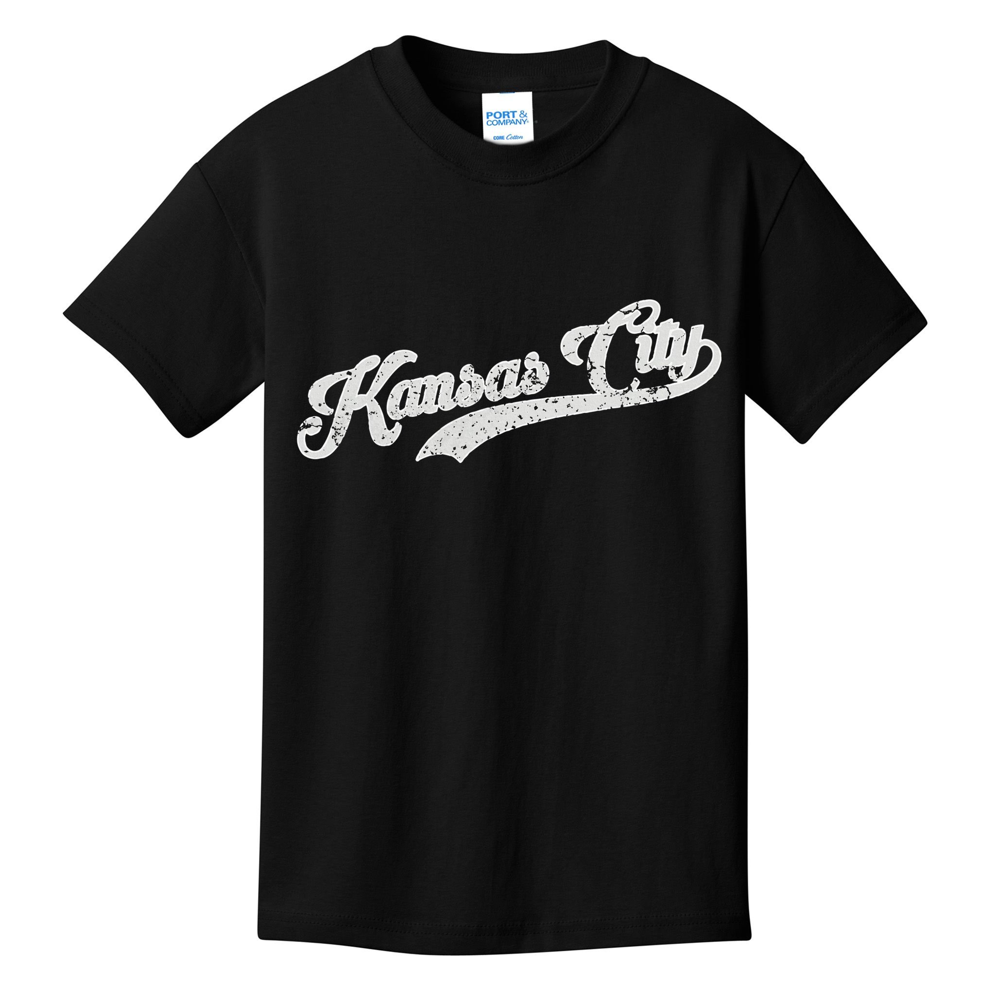 Vintage Kansas City Baseball Kids T-Shirt