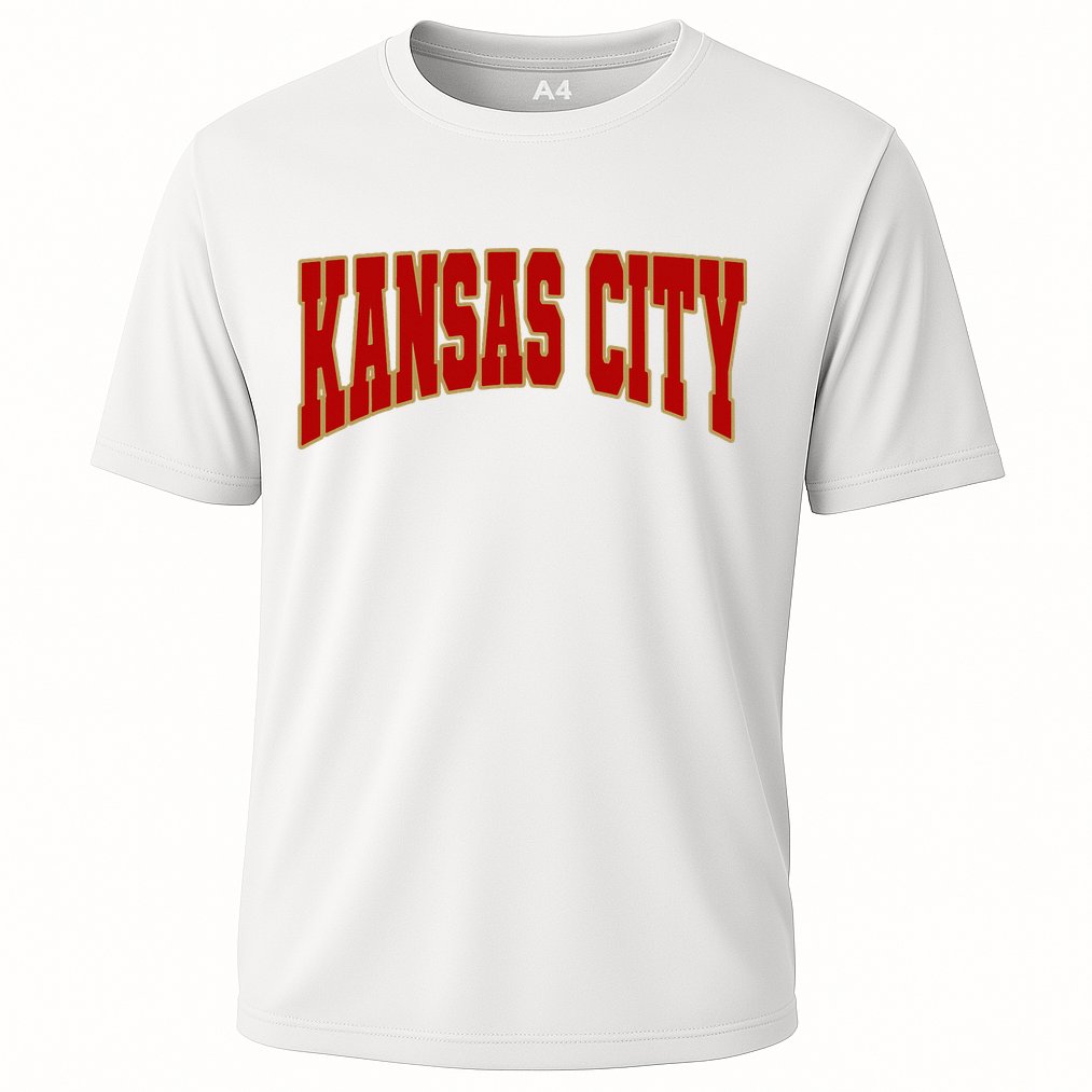 Vintage Kansas City Kc Cooling Performance Crew T-Shirt