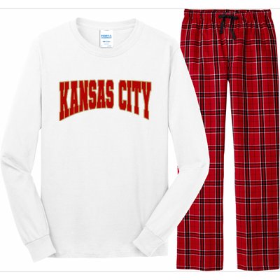 Vintage Kansas City Kc Long Sleeve Pajama Set