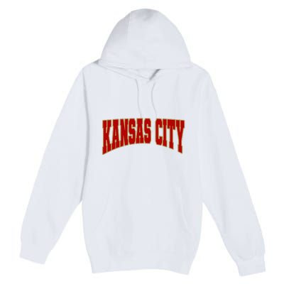 Vintage Kansas City Kc Premium Pullover Hoodie