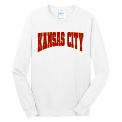 Vintage Kansas City Kc Tall Long Sleeve T-Shirt