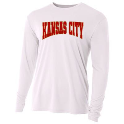 Vintage Kansas City Kc Cooling Performance Long Sleeve Crew