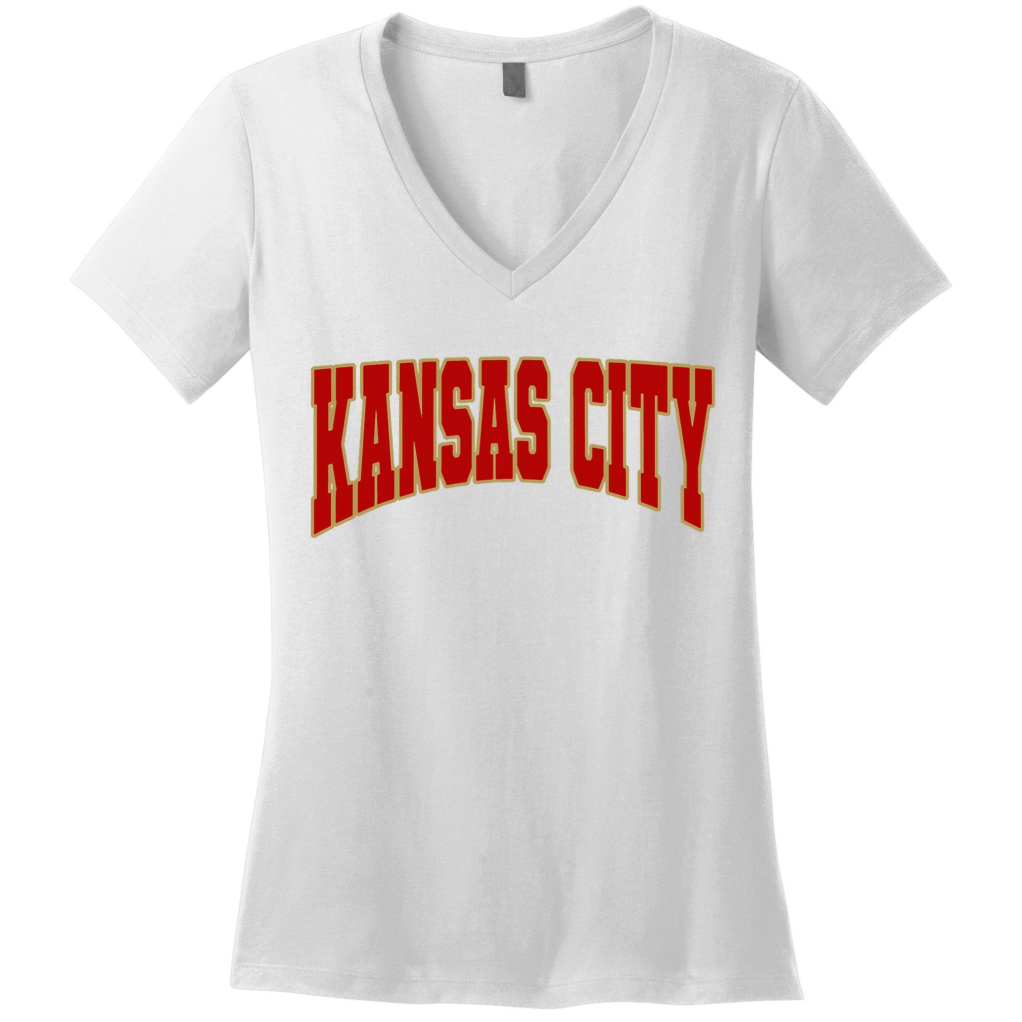 Vintage Kansas City Kc Women's V-Neck T-Shirt