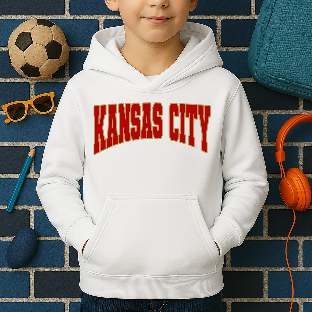 Vintage Kansas City Kc Kids Hoodie