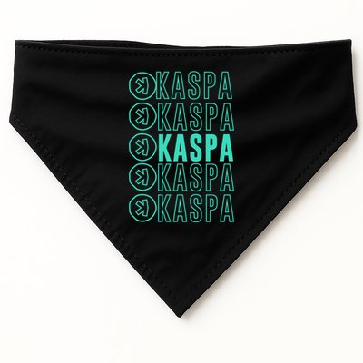 Vibrant Kaspa Crypto Colors Bold Kaspa Miner Kaspa Mining Crypto Bullrun USA-Made Doggie Bandana