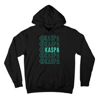 Vibrant Kaspa Crypto Colors Bold Kaspa Miner Kaspa Mining Crypto Bullrun Hoodie