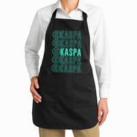 Vibrant Kaspa Crypto Colors Bold Kaspa Miner Kaspa Mining Crypto Bullrun Apron