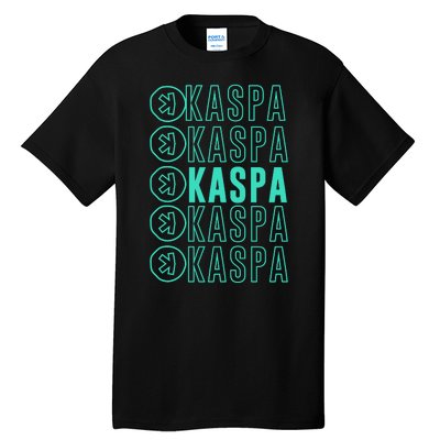 Vibrant Kaspa Crypto Colors Bold Kaspa Miner Kaspa Mining Crypto Bullrun Tall T-Shirt