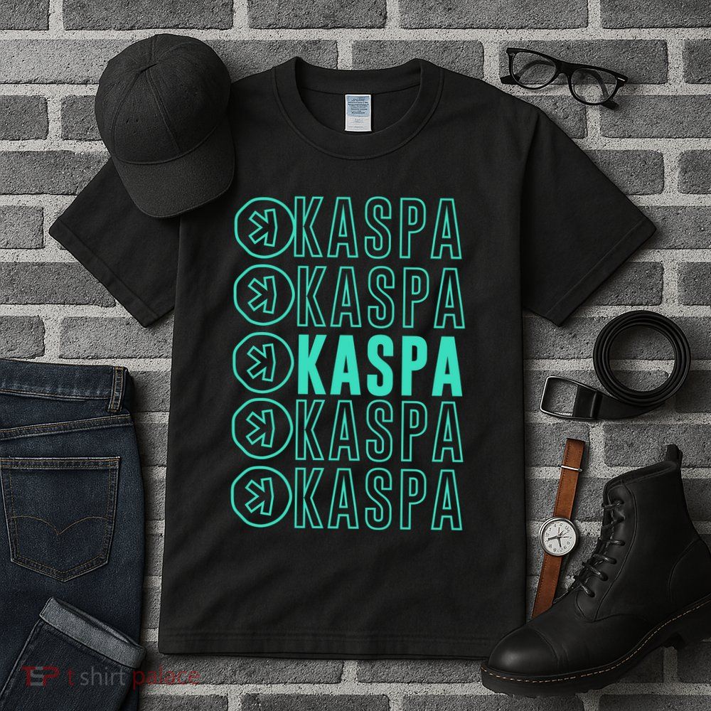 Vibrant Kaspa Crypto Colors Bold Kaspa Miner Kaspa Mining Crypto Bullrun Tall T-Shirt