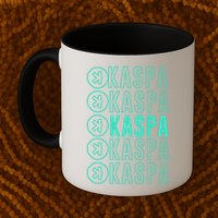Vibrant Kaspa Crypto Colors Bold Kaspa Miner Kaspa Mining Crypto Bullrun Mug
