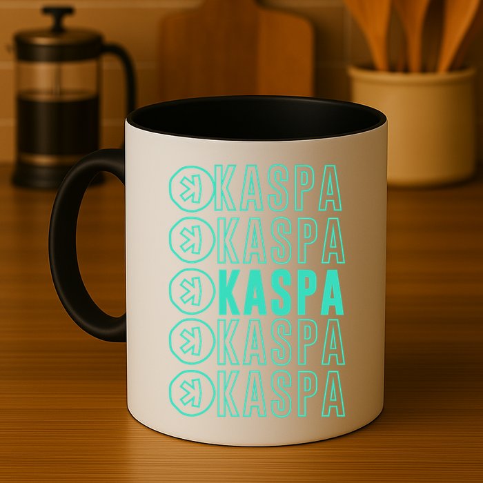 Vibrant Kaspa Crypto Colors Bold Kaspa Miner Kaspa Mining Crypto Bullrun Mug