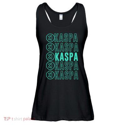 Vibrant Kaspa Crypto Colors Bold Kaspa Miner Kaspa Mining Crypto Bullrun Ladies Essential Flowy Tank