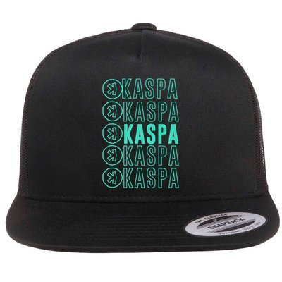 Vibrant Kaspa Crypto Colors Bold Kaspa Miner Kaspa Mining Crypto Bullrun Flatbill Hat