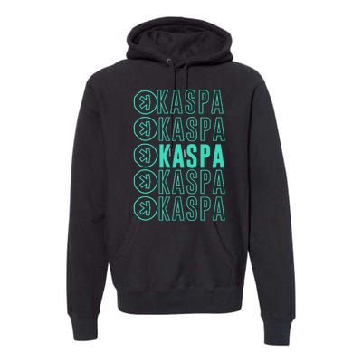 Vibrant Kaspa Crypto Colors Bold Kaspa Miner Kaspa Mining Crypto Bullrun Premium Hoodie