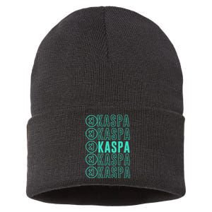 Vibrant Kaspa Crypto Colors Bold Kaspa Miner Kaspa Mining Crypto Bullrun Sustainable Knit Beanie