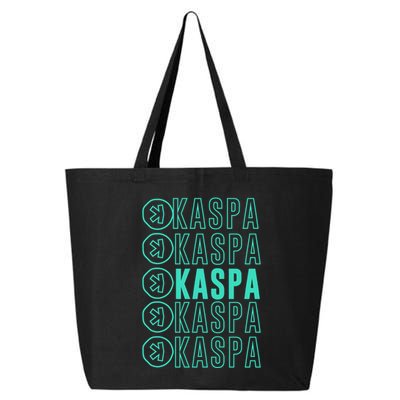 Vibrant Kaspa Crypto Colors Bold Kaspa Miner Kaspa Mining Crypto Bullrun 25L Jumbo Tote
