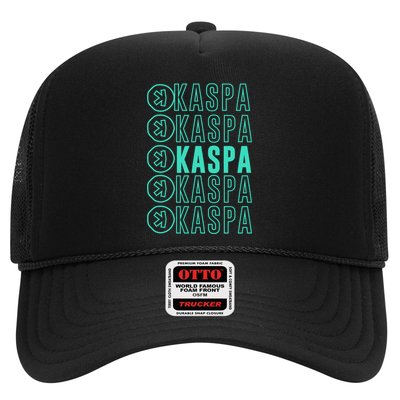 Vibrant Kaspa Crypto Colors Bold Kaspa Miner Kaspa Mining Crypto Bullrun Trucker Hat