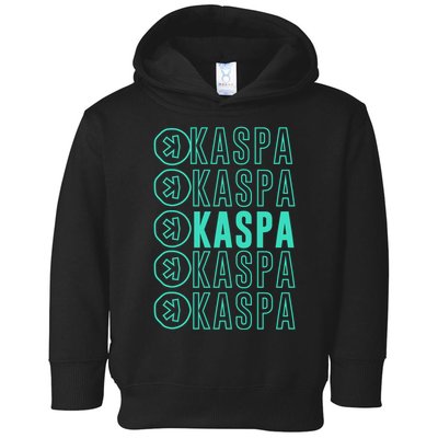 Vibrant Kaspa Crypto Colors Bold Kaspa Miner Kaspa Mining Crypto Bullrun Toddler Hoodie