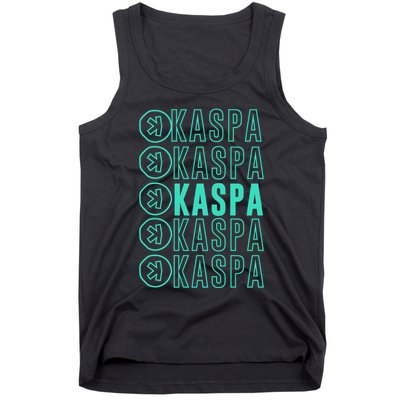 Vibrant Kaspa Crypto Colors Bold Kaspa Miner Kaspa Mining Crypto Bullrun Tank Top