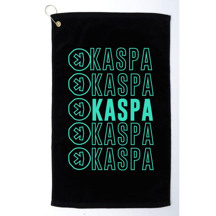 Vibrant Kaspa Crypto Colors Bold Kaspa Miner Kaspa Mining Crypto Bullrun Golf Towel