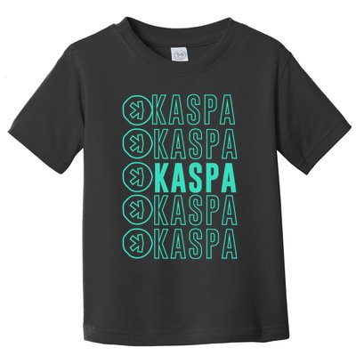 Vibrant Kaspa Crypto Colors Bold Kaspa Miner Kaspa Mining Crypto Bullrun Toddler T-Shirt