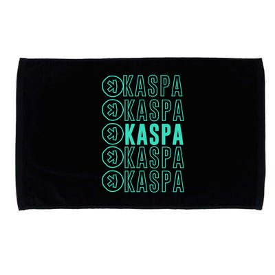 Vibrant Kaspa Crypto Colors Bold Kaspa Miner Kaspa Mining Crypto Bullrun Microfiber Hand Towel