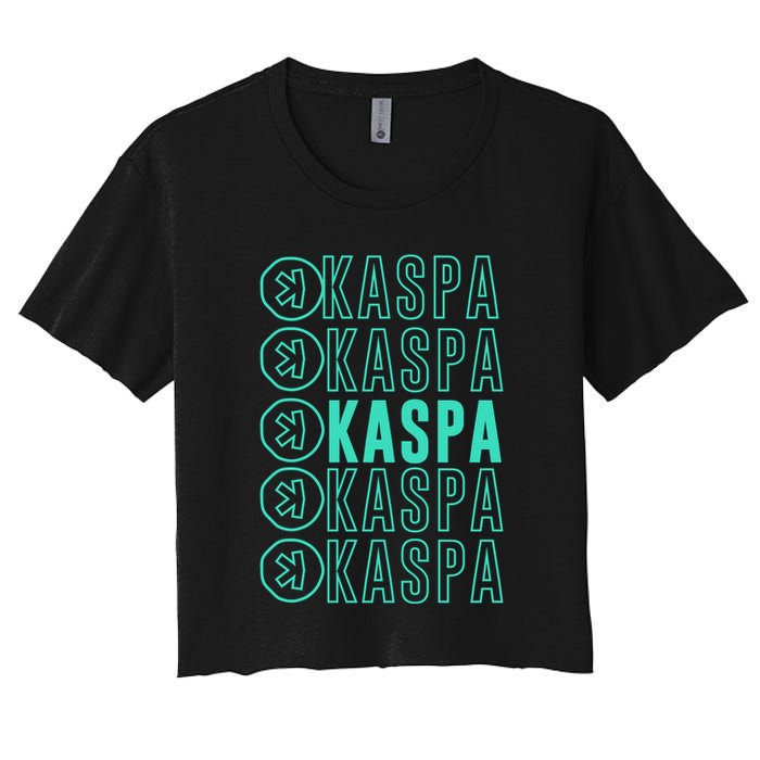 Vibrant Kaspa Crypto Colors Bold Kaspa Miner Kaspa Mining Crypto Bullrun Crop Top