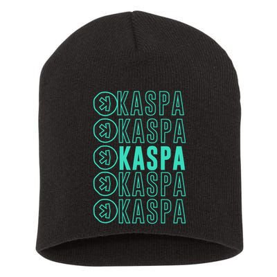 Vibrant Kaspa Crypto Colors Bold Kaspa Miner Kaspa Mining Crypto Bullrun Short Acrylic Beanie
