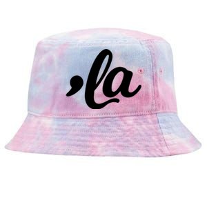 Vote Kamala Comma La Kamala Harris 2024 Madam President Gift Tie-Dyed Bucket Hat