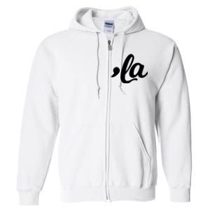 Vote Kamala Comma La Kamala Harris 2024 Madam President Gift Full Zip Hoodie