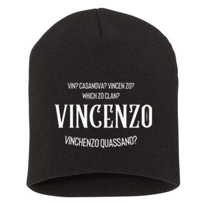 Vincenzo Korean Drama Inspired Kdrama Gift Short Acrylic Beanie