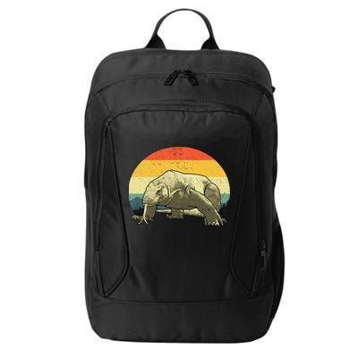 Vintage Komodo Dragon City Backpack