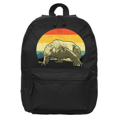 Vintage Komodo Dragon 16 in Basic Backpack