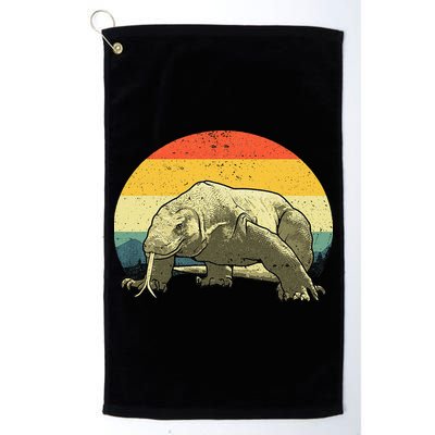Vintage Komodo Dragon Golf Towel