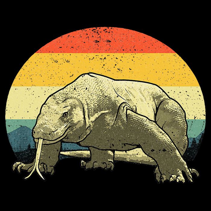 Vintage Komodo Dragon Visor