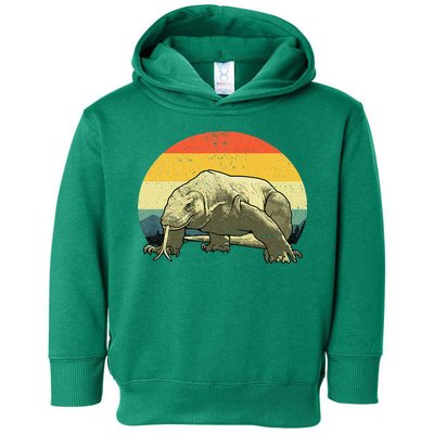 Vintage Komodo Dragon Toddler Hoodie
