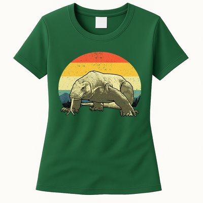 Vintage Komodo Dragon Womens T-Shirt