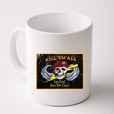 Vintage Kill Em All! Let God Sort Em Out Mug