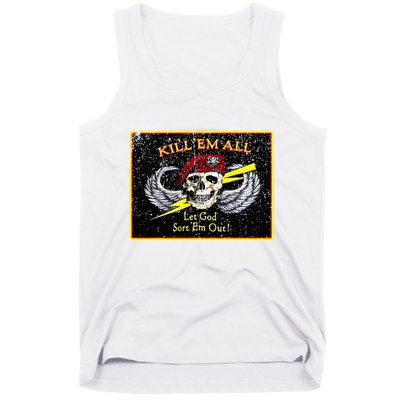 Vintage Kill Em All! Let God Sort Em Out Tank Top