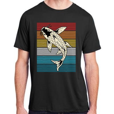 Vintage Koi Fish Japanese Art Funny Carp Asian Japan Lovers Adult ChromaSoft Performance T-Shirt