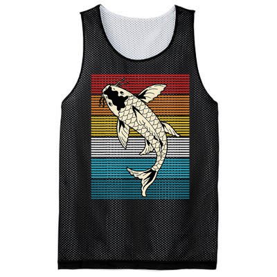 Vintage Koi Fish Japanese Art Funny Carp Asian Japan Lovers Mesh Reversible Basketball Jersey Tank